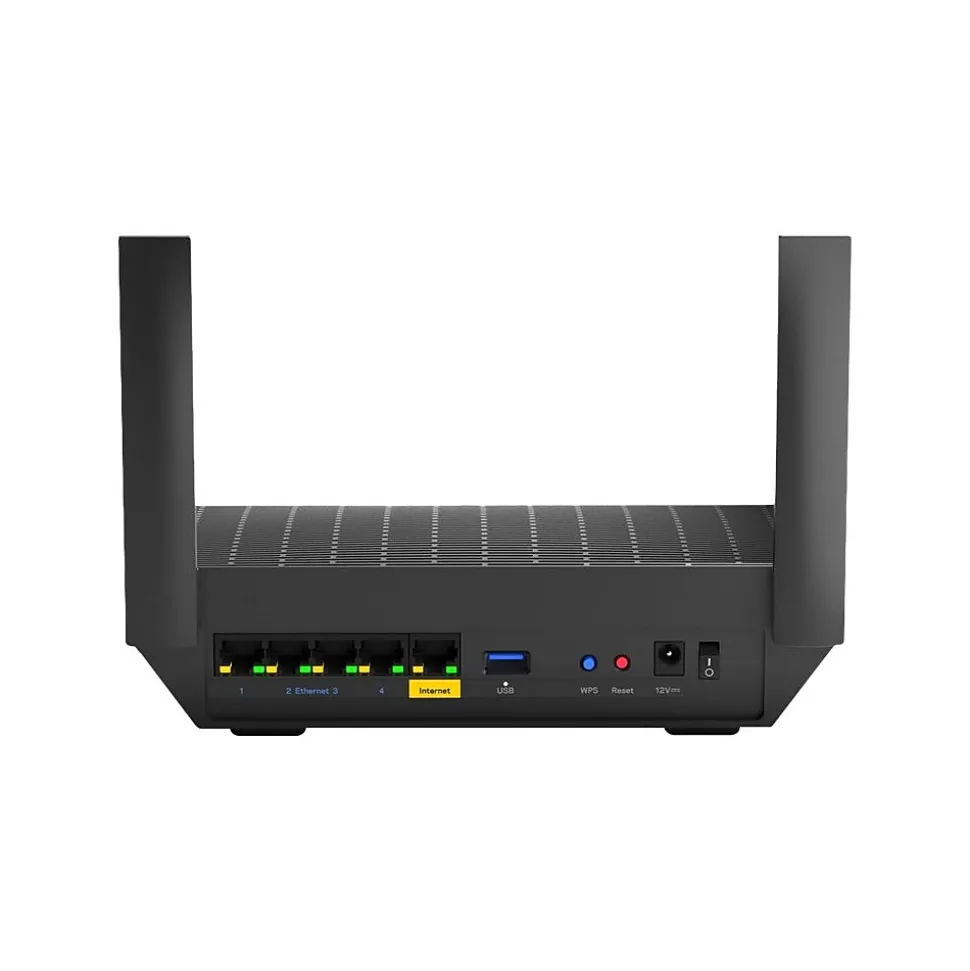 Linksys Max-Stream AX1500 Dual Band MU-MIMO Gaming Router, Black (MR7350)