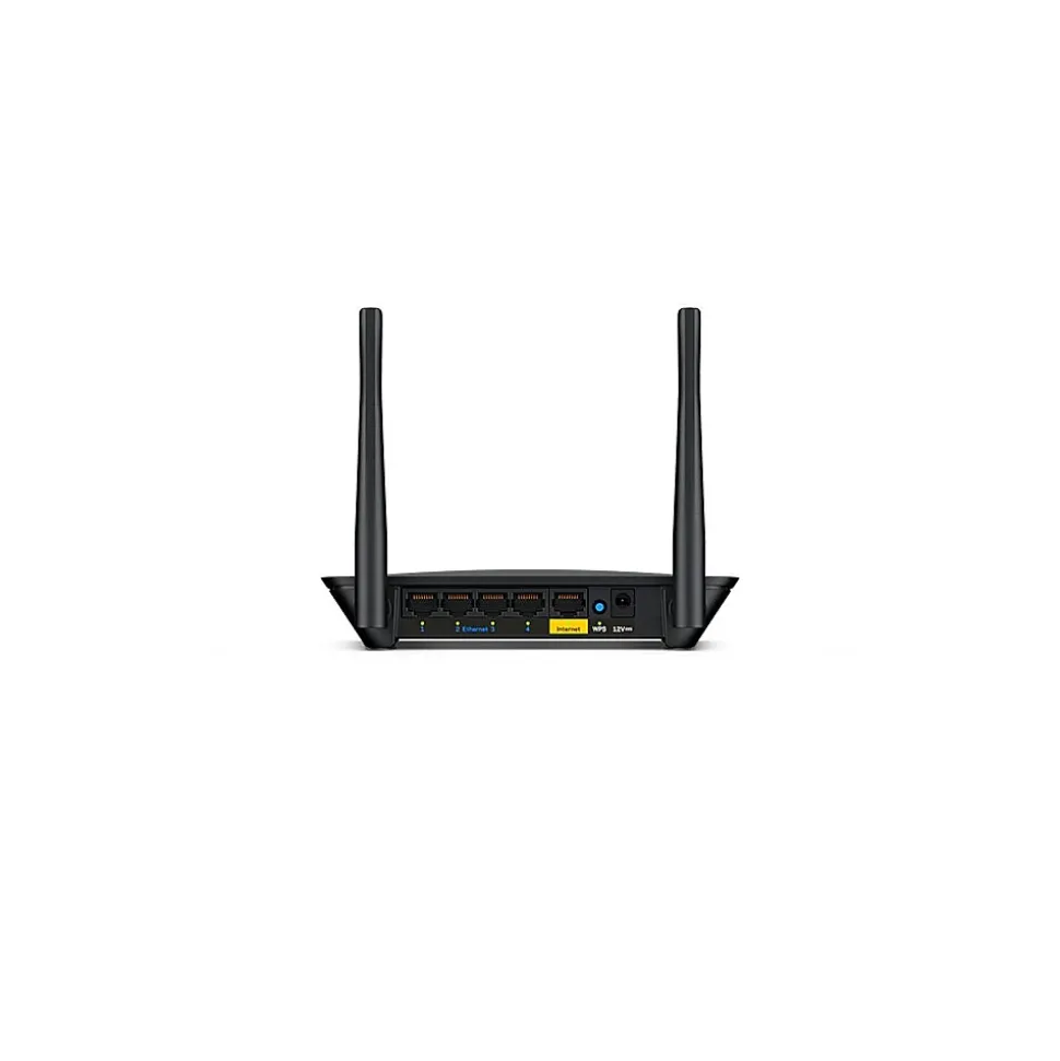 Linksys N300 Dual Band Router, Black (E2500-4B)