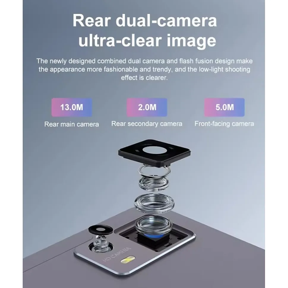 LINSAY 12" Octa Core Tablet, 8GB RAM, 256GB Storage, Android 14 Bundled with Black Keyboard Case, Backpack, Stylus Pen