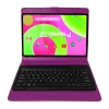 LINSAY 12" Octa Core Tablet, 8GB RAM, 256GB Storage, Android 14, Bundled with Purple Keyboard and Applications Pack