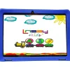 Linsay 10.1" Tablet with Case, WiFi, 2GB RAM, 64GB Storage, Android 13, Black/Blue (F10IPKIDSB)
