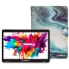 Linsay Octa Core 10.1" Tablet, 4GB RAM, 128GB Storage, Android 13, Bundled with Ocean Marble Case and Stylus Pen