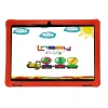 Linsay Octa Core 10.1" Tablet, 4GB RAM, 128GB Storage, Android 13, Bundled with Red Kids Case