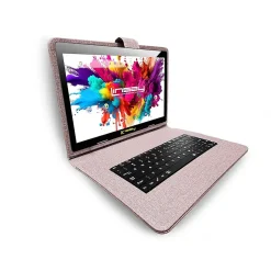 Linsay Octa Core 10.1" Tablet, 4GB RAM, 128GB Storage, Android 13, Bundled with Cloth Keyboard, Backpack and Stylus Pen