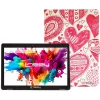 Linsay Octa Core 10.1" Tablet, 4GB RAM, 128GB Storage, Android 13, Bundled with Love shape Case and Stylus Pen