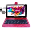 Linsay Octa Core 10.1" Tablet, 4GB RAM, 128GB Storage, Android 13, Bundled with Red Crocodile Keyboard and Stylus Pen