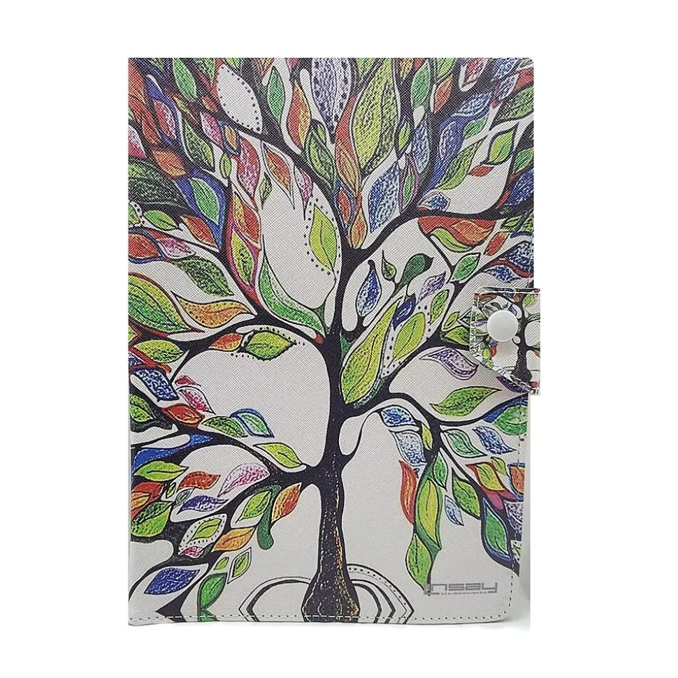 LINSAY 10.1"OCTA CORE 128GB Storage Android 13 Tablet with Tree Marble Case snd Pen Stylus