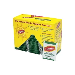 Lipton Decaf Black Tea Bags, 72/Box (TJL00290)