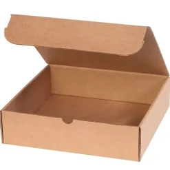 Literature Mailers, 7 1/2" x 7" x 3 1/4", Kraft, 50/Bundle