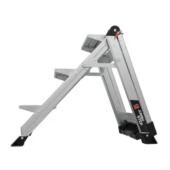 Little Giant Ladders Jumbo Step Aluminum Step Ladder, 375 lb Capacity (11903)