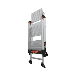 Little Giant Ladders Jumbo Step Aluminum Step Ladder, 375 lb Capacity (11903)