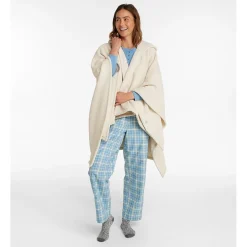 L.L.Bean Cozy Chenille Wearable Throw, Shadow Blue (1000248698)
