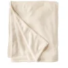 L.L.Bean Wicked Plush Throw, Antique White, Extra Large (0SAG301000)