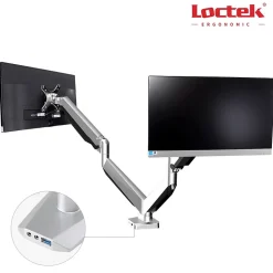 Loctek D7D Dual Monitor Arm Gas Spring