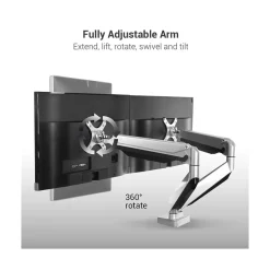 Loctek D7D Dual Monitor Arm Gas Spring