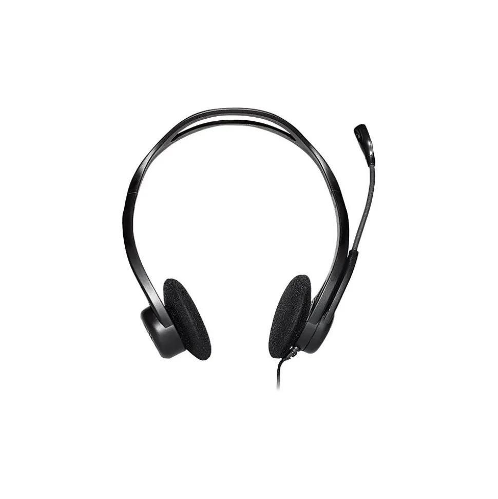 Logitech 960 Stereo Headset, Over-the-Head, Black (981-000836)