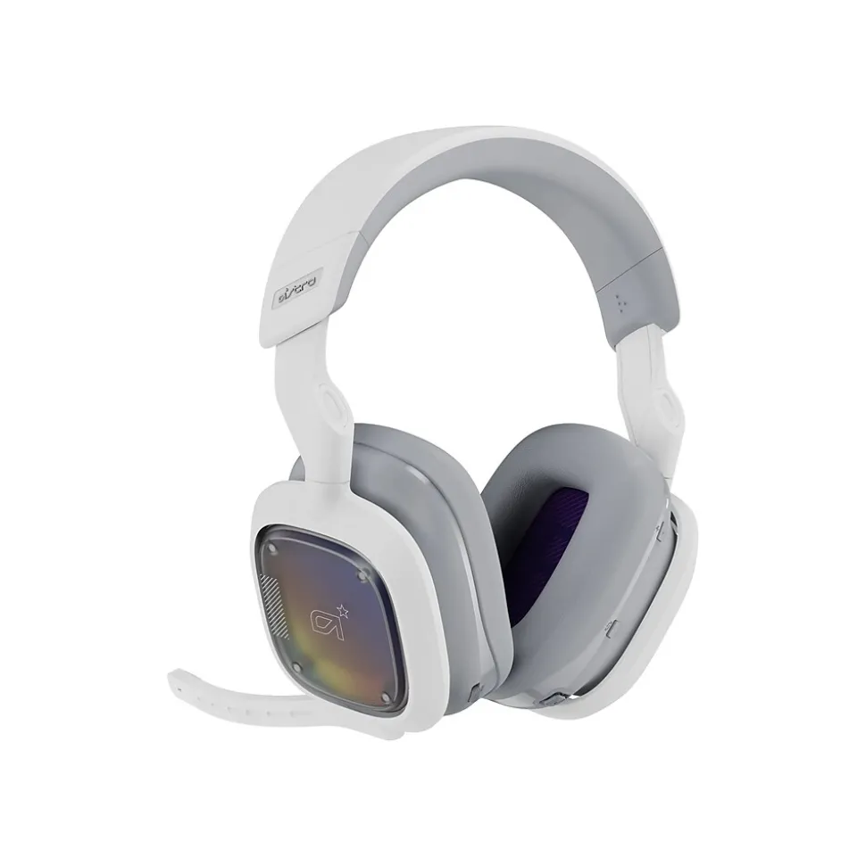 Logitech Astro A30 Wireless Bluetooth Stereo Gaming Headset, USB, 3.5mm, White (939-001985)