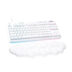 Logitech Aurora G713 Ergonomic Mechanical Gaming Keyboard, White Mist (920-010413)