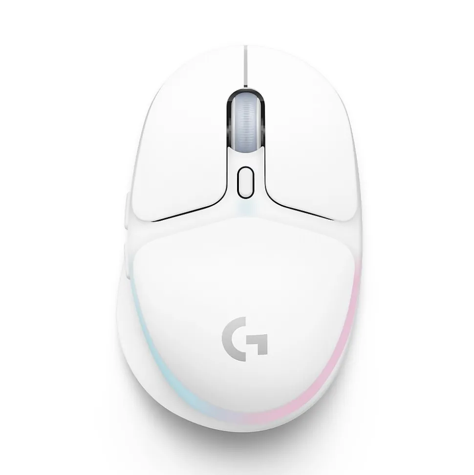 Logitech Aurora G705 Wireless Optical Gaming Mouse, White Mist (910-006365)