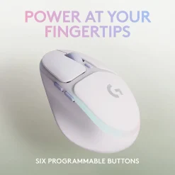 Logitech Aurora G705 Wireless Optical Gaming Mouse, White Mist (910-006365)