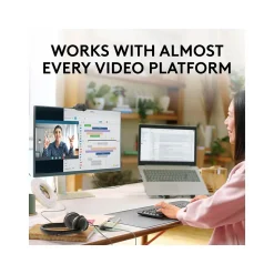 Logitech Brio 100 Full HD 1080p Webcam, 2 Megapixels, Graphite (960-001580)