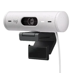 Logitech Brio 500 HD Webcam, 4 Megapixels, Off-White (960-001427)