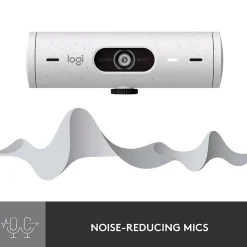 Logitech Brio 500 HD Webcam, 4 Megapixels, Off-White (960-001427)