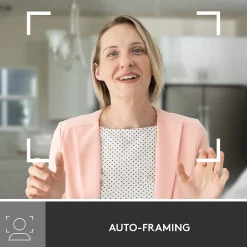 Logitech Brio 500 HD Webcam, 4 Megapixels, Off-White (960-001427)