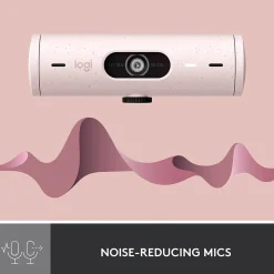 Logitech Brio 500 HD Webcam, 4 Megapixels, Rose (960-001432)