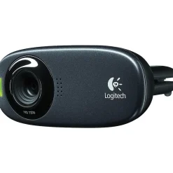 Logitech C310 1 MP Universal HD Webcam, Black (960-000585)