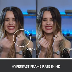 Logitech C922 Pro Stream Webcam 1080P Camera for HD Video Streaming, Black (960-001087)