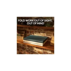 Logitech Casa Pop-Up Desk Work From Home Kit: Laptop Stand, Keyboard, Touchpad & Storage, Classic Chic (920-011236)