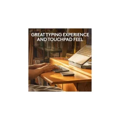 Logitech Casa Pop-Up Desk Work From Home Kit: Laptop Stand, Keyboard, Touchpad & Storage, Classic Chic (920-011236)