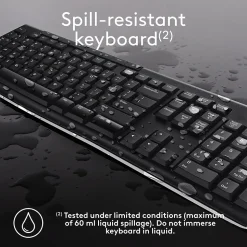 Logitech Combo MK270 Wireless Keyboard & Mouse, Black (920-004536)