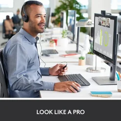 Logitech C920S Pro 1080p HD Webcam, Black (960-001257)