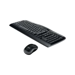 Logitech Desktop MK320 Wireless Keyboard & Mouse, Black (920-002836)