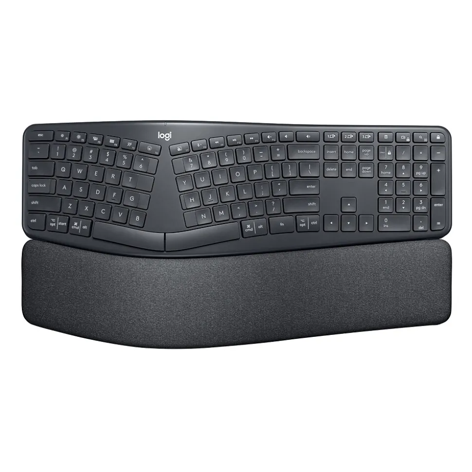 Logitech ERGO K860 Wireless Keyboard, Graphite (920-009166)