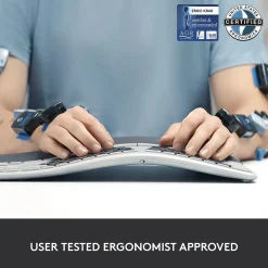 Logitech ERGO K860 Wireless Keyboard, Graphite (920-009166)