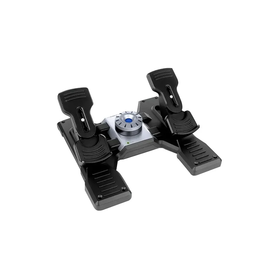 Logitech G 945-000024 Flight Rudder Pedals for PC, Black