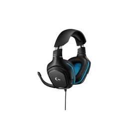 Logitech G432 981-000769 Wired 7.1 Surround Sound Wired Gaming Headset, Black