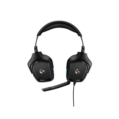 Logitech G432 981-000769 Wired 7.1 Surround Sound Wired Gaming Headset, Black