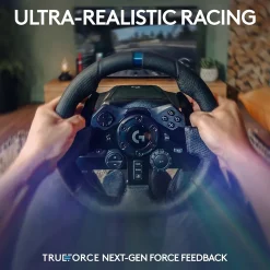 Logitech G G923 TRUEFORCE Sim Racing Wheel and Pedals for PS5, PS4 and PC, Black (941-000147)