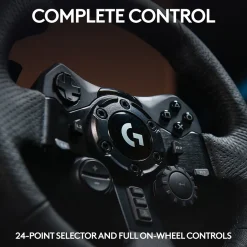 Logitech G G923 TRUEFORCE Sim Racing Wheel and Pedals for PS5, PS4 and PC, Black (941-000147)