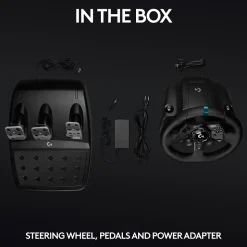 Logitech G G923 TRUEFORCE Sim Racing Wheel and Pedals for PS5, PS4 and PC, Black (941-000147)