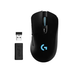 Logitech G703 Lightspeed Wireless Optical Gaming Mouse, Black (910005638)