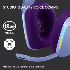 Logitech G Series G733 Wireless Over-the-Ear Gaming Headset, Lilac (981-000889)