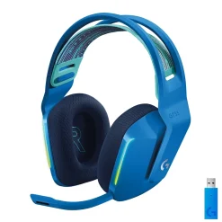 Logitech G Series G733 Wireless Over-the-Ear Gaming Headset, Blue (981-000942)