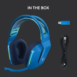 Logitech G Series G733 Wireless Over-the-Ear Gaming Headset, Blue (981-000942)