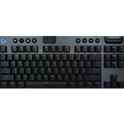 Logitech G Series G915 X LIGHTSPEED TKL Wireless Linear Gaming Keyboard, Black (920-012743)