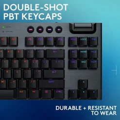Logitech G Series G915 X LIGHTSPEED TKL Wireless Linear Gaming Keyboard, Black (920-012743)